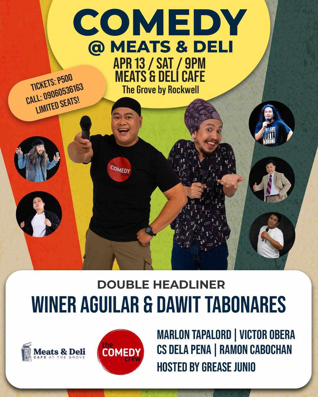 Comedy @ Meats & Deli April 13 2024