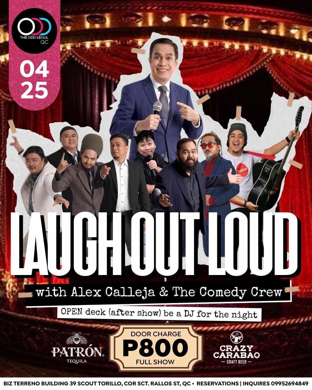 LAUGH OUT LOUD Alex Calleja & The Comedy Crew