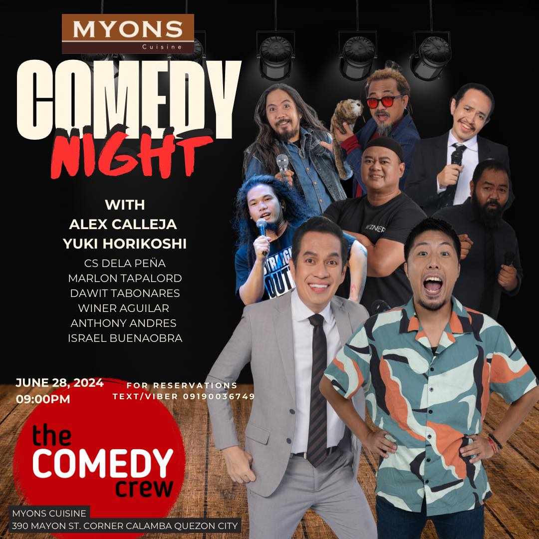 comedy show at myons