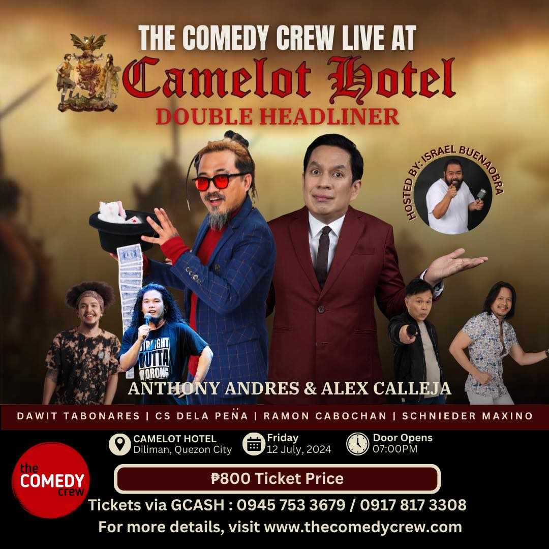 stand up comedy at camelot hotel