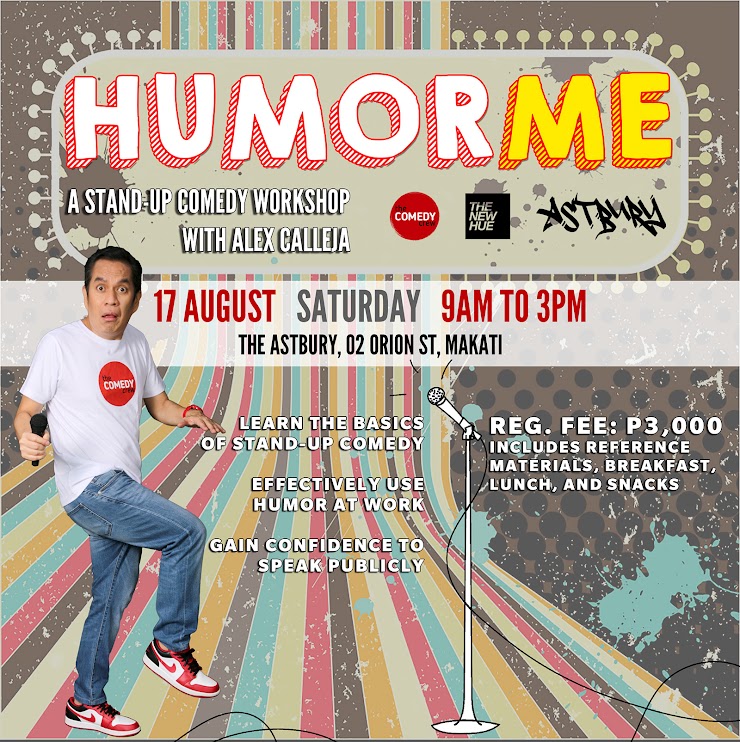 Humorme a stand-up comedy workshop with alex calleja