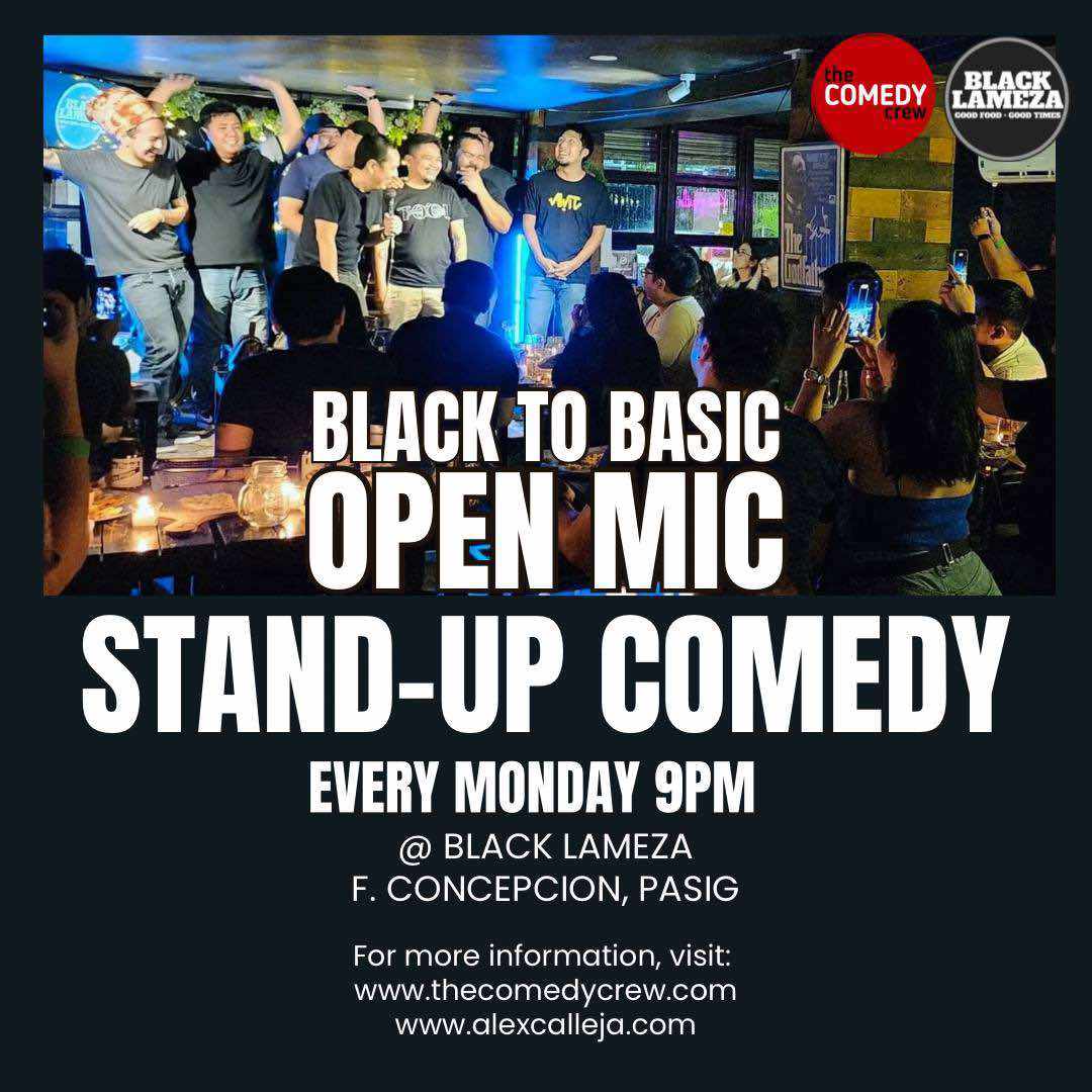 Back to basic open mic stand up comedy