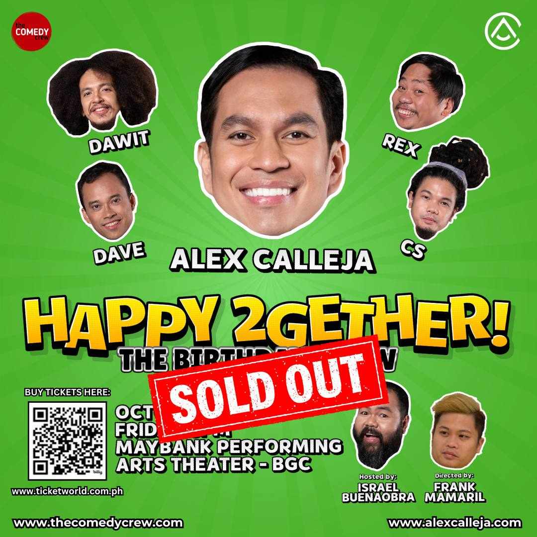 alex calleja standup comedy bday show soldout