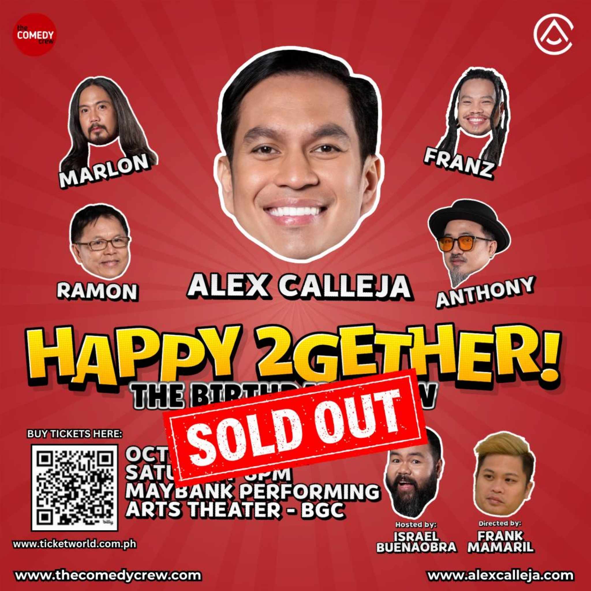 alex calleja standup comedy bday show soldout