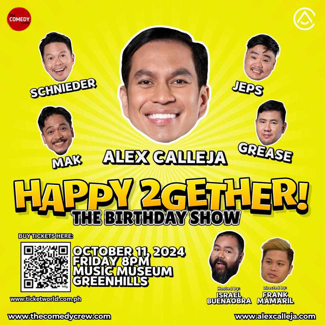 alex calleja standup comedy bday show oct 11