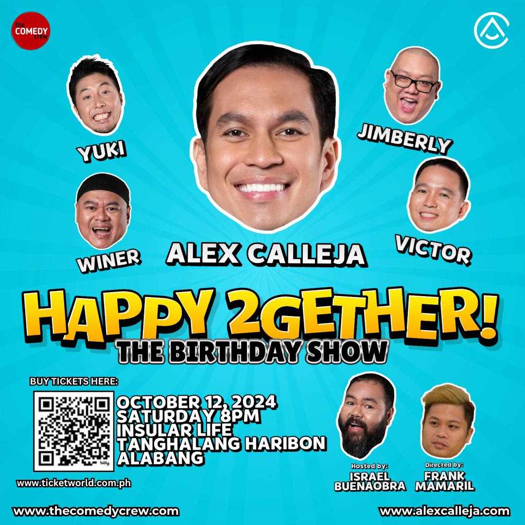 alex calleja standup comedy bday show oct 12